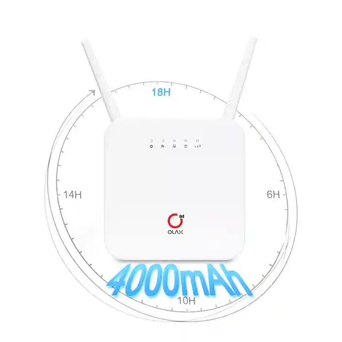 OLAX AX6 PRO Dual Band Wireless Routers 4g Lte Cpe Indoor Wifi Router With Sim Card Slot